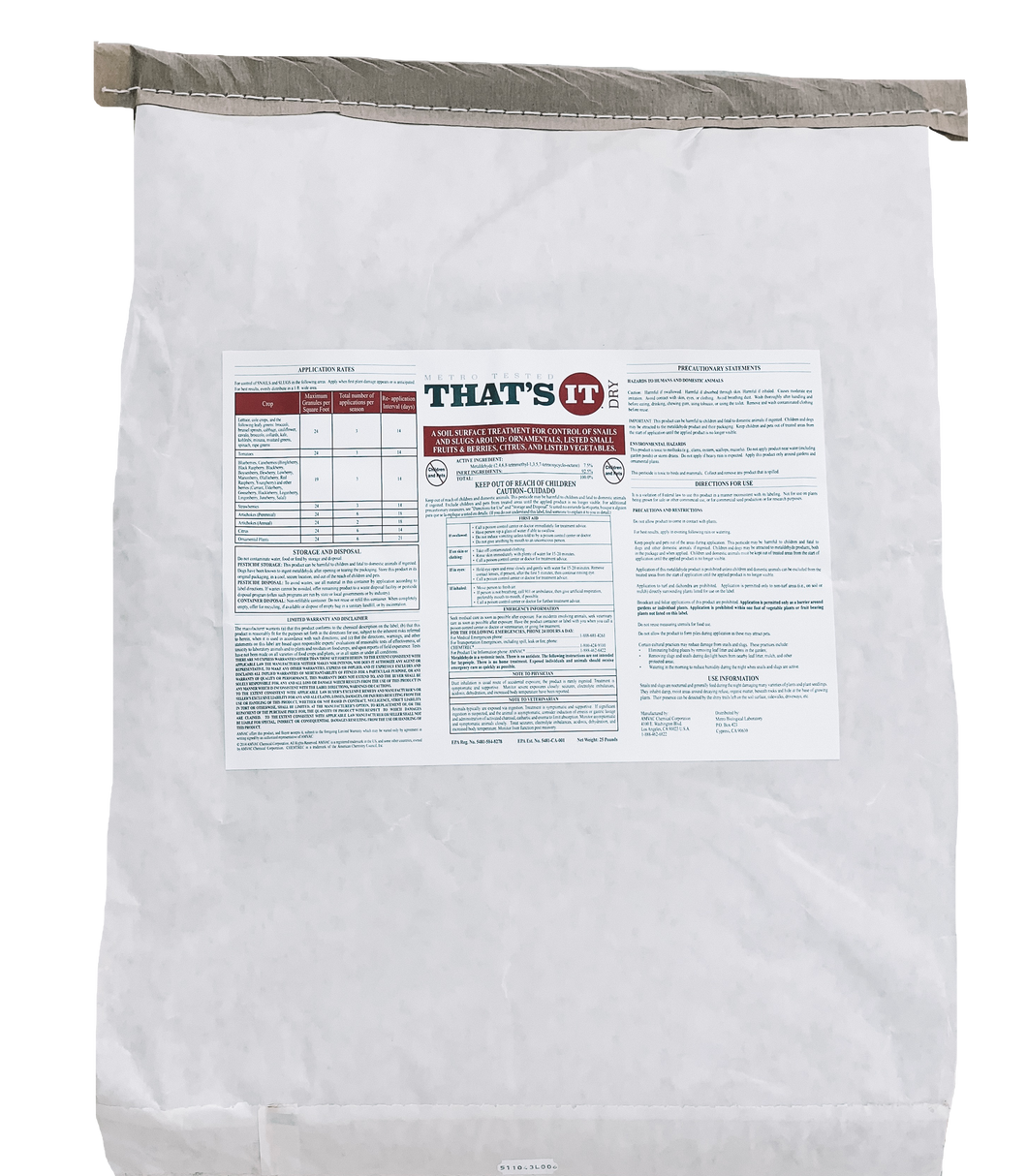 Metro THAT'S IT Snail Bait - Best Instant Snail Killer 