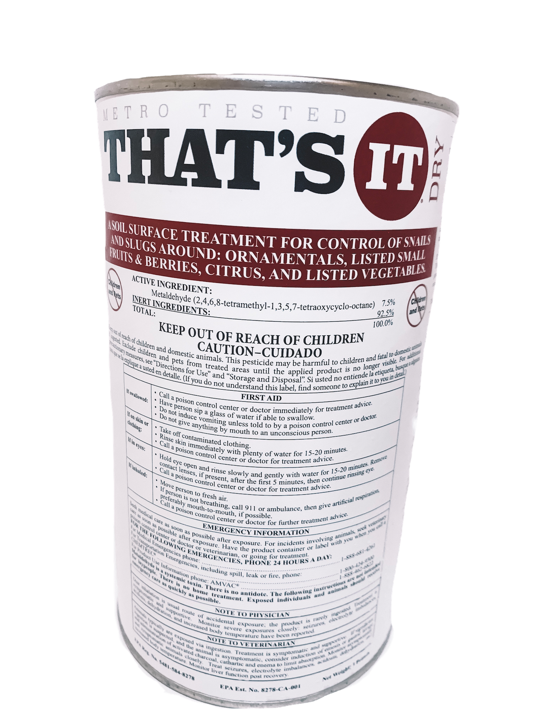 Metro THAT'S IT Snail Bait - Best Instant Snail Killer